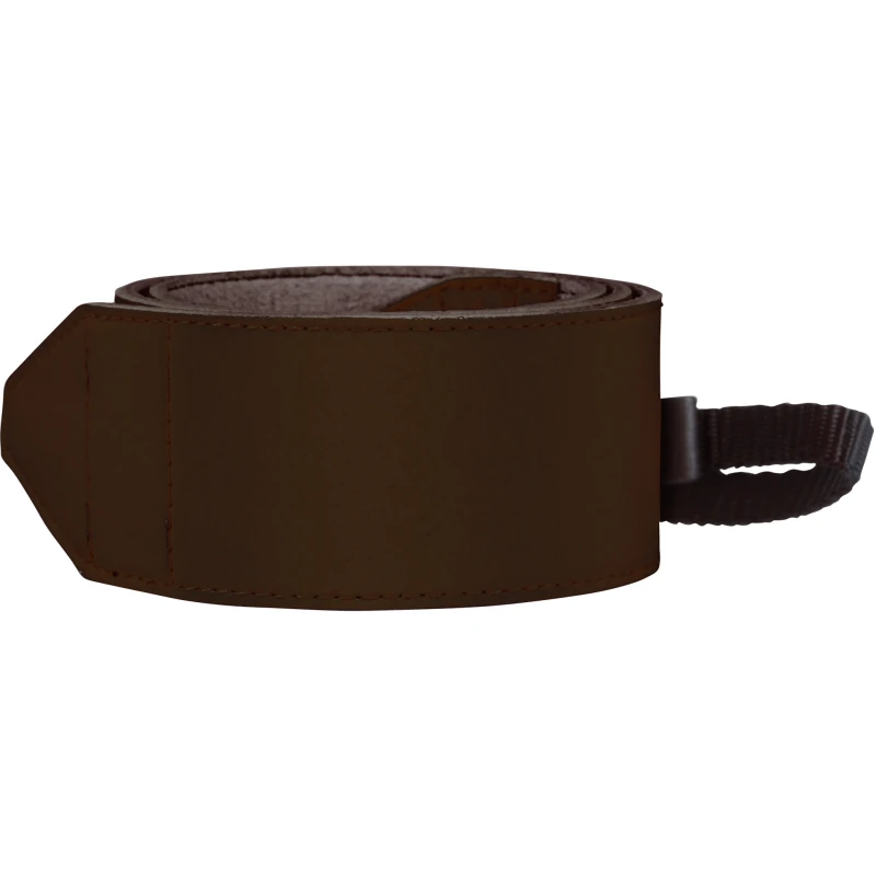 Image of Praktica Genuine Leather Camera Neck Strap 100mm Wide x 40mm - Brown