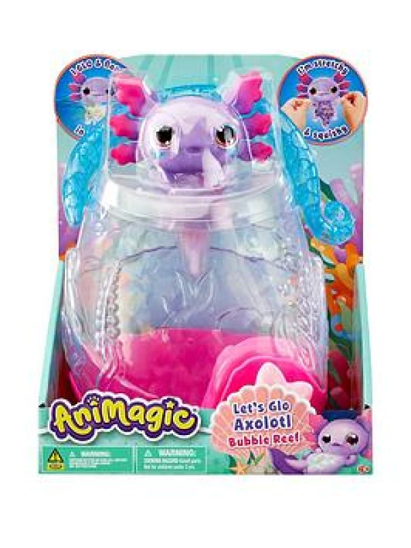 Image of Animagic Animagic Let's Glo Axolotl Bubble Reef