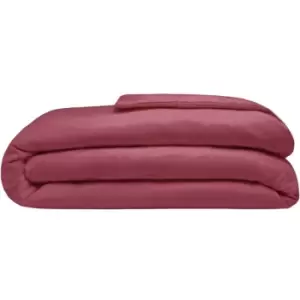Image of Belledorm Brushed Cotton Duvet Cover (Single) (Red) - Red