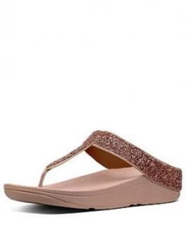 Image of FitFlop Fino Quartz Flip Flop Sandal Nude Size 5 Women