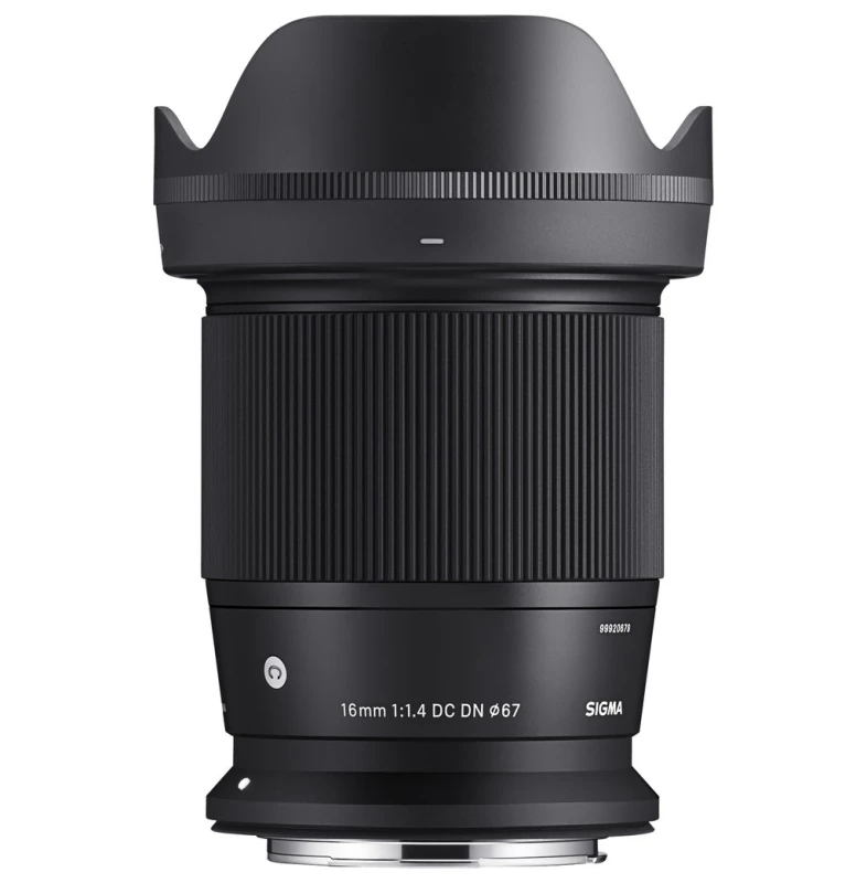 Image of SIGMA Contemporary 16mm f/1.4 DC DN Wide-angle Prime Lens - for Canon, Black 085126402723