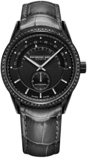 Image of Raymond Weil Watch Freelancer Black Diamond Lady