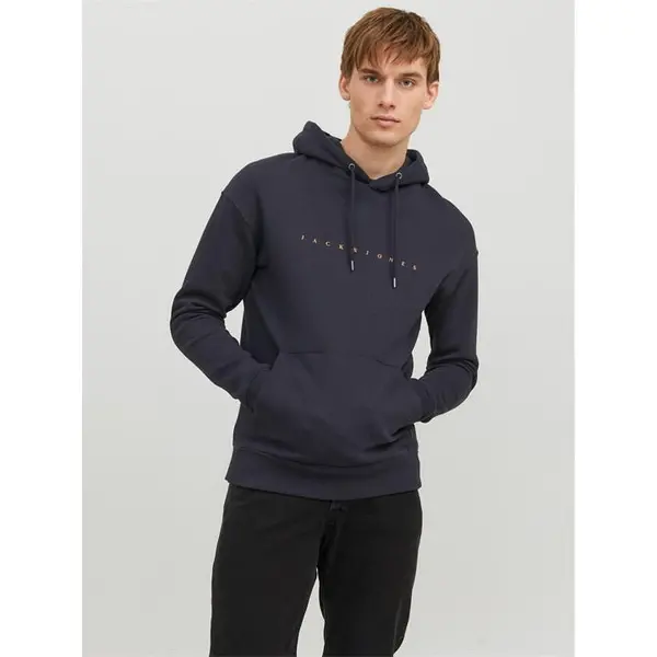 Image of Jack and Jones Estar Hoodie - Blue XS