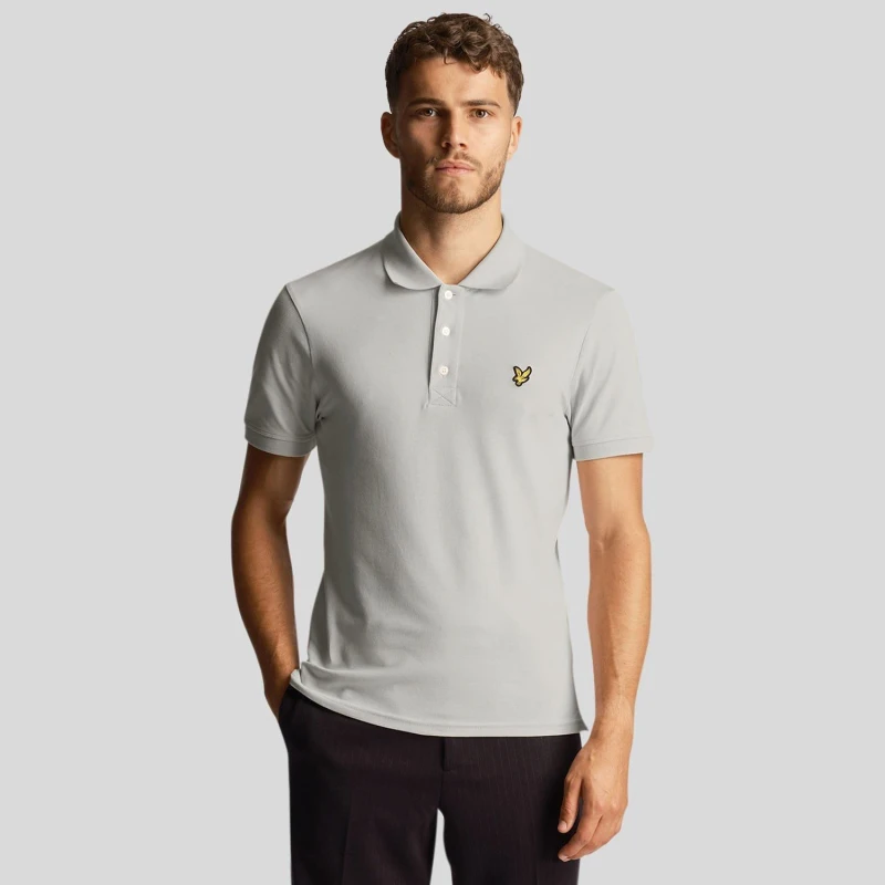Image of Lyle and Scott Plain Polo Shirt White male S