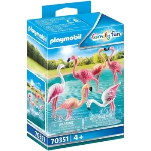 Image of Playmobil Family Fun Flock of Flamingos Figures
