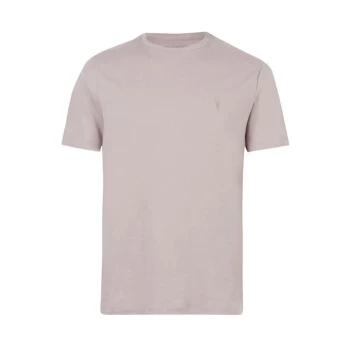 Image of AllSaints Brace Short Sleeve Crew - STORMY LILAC