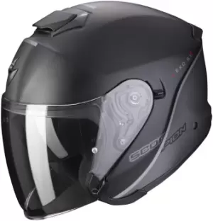 Image of Scorpion EXO-S1 Essence Jet Helmet, black-silver, Size S, black-silver, Size S