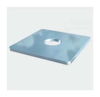 Image of WS10403Z Square Plate Washer BZP M10 x 40 x 40 x 3mm Box of 150 - Timco