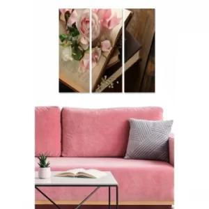 Image of MDF6427112 Multicolor Decorative MDF Painting (3 Pieces)