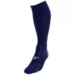 Image of Precision Childrens/Kids Pro Plain Football Socks (12 UK Child-2 UK) (Navy)