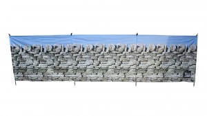 Image of OLPRO Stone Wall 4 Pole Compact Windbreak Steel poles