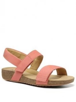 Image of Hotter Haven Footbed Sandals - Coral