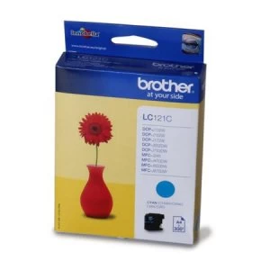 Image of Brother LC121 Cyan Ink Cartridge