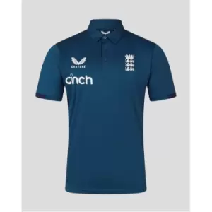 Image of Castore England Polo Shirt Mens - Blue