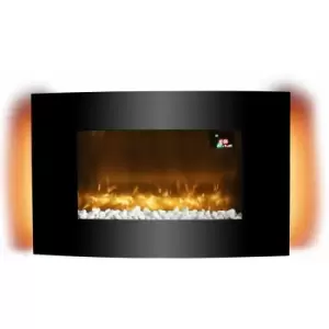 Image of Glasgow 2KW Curved Fireplace