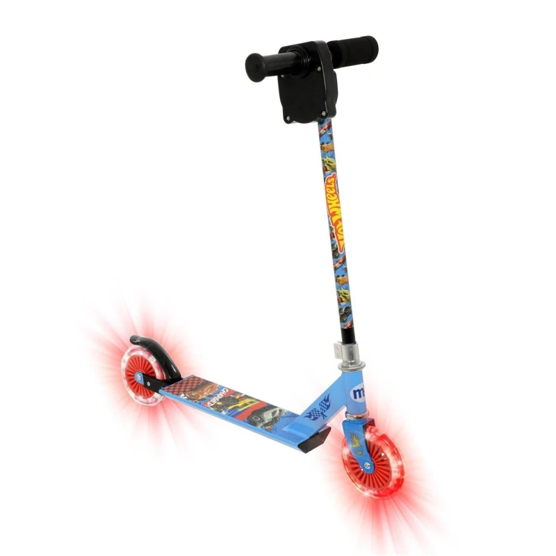 Image of Hot Wheels Hot Wheels Kids Light Up 2 Wheel Scooter