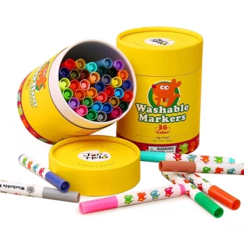 Image of 36 Coloured Washable Markers