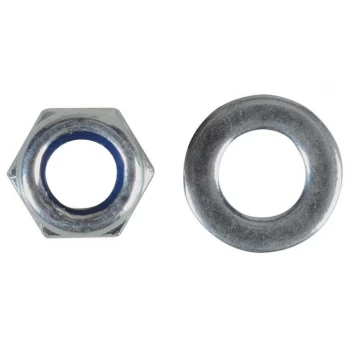Image of ForgeFix Nyloc Nuts & Washers Zinc Plated M5 ForgePack 40