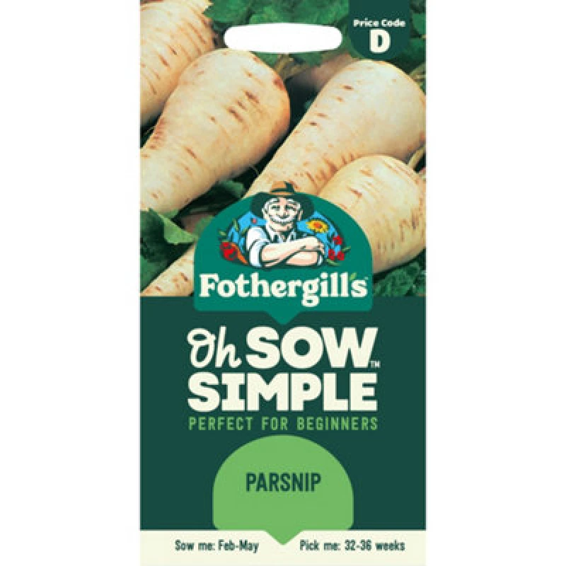 Image of Mr Fothergills Oh Sow Simple Parsnip Vegetable Seeds