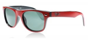 Image of Ray-Ban Junior RJ9035S Sunglasses Red / Black 162/71 44mm