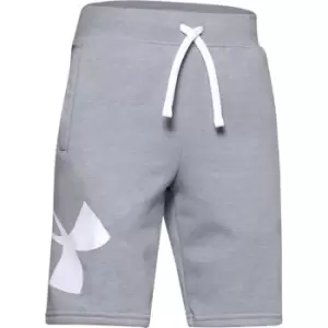 Image of Under Armour Rival Fleece Logo Shorts Junior Boys - Grey