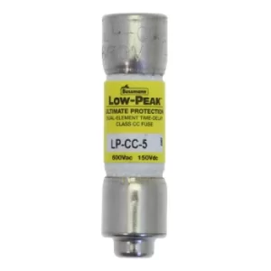 Image of Bussmann LP-CC-5 5A 600Vac Low Peak CC Time Delay Fuse