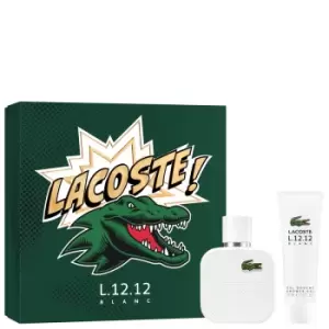 Image of Lacoste Christmas 2022 L.12.12 For Men Blanc Pour Lui Eau de Toilette 50ml Gift Set