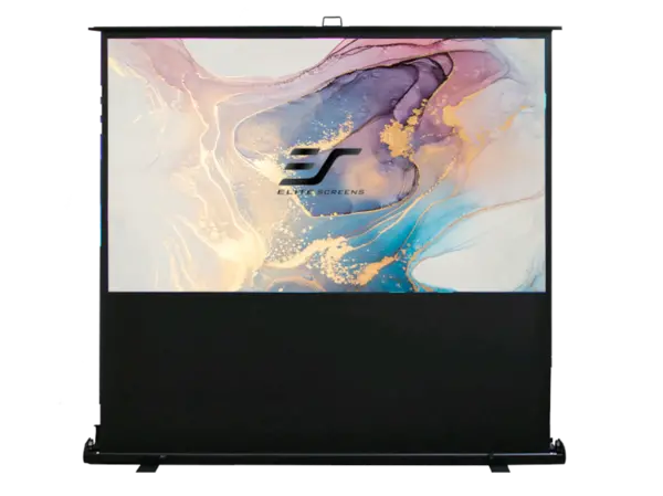 Image of Elite Screens 100" F100NWH Portable Pull Up Projector Screen