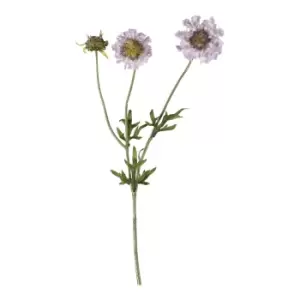 Image of Gallery Interiors Set of 6 Mari Scabiosa Spray Lilac