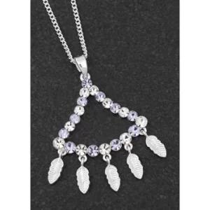 Image of Boho Chic Silver Plated Modern Dreamcatcher Necklace