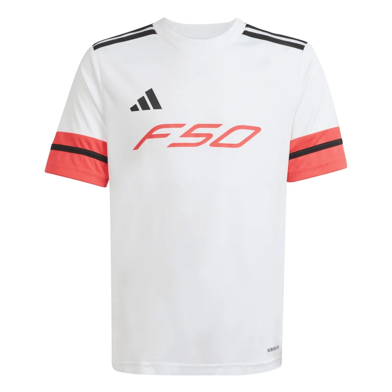 Image of Adidas F50 Jersey Kids White/Red unisex 13 Years