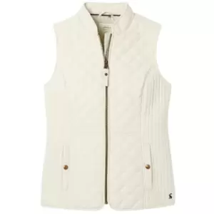 Image of Joules Womens Minx Quilted Gilet Winter White 10