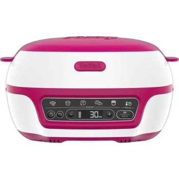 Image of Tefal KD810140 Cake Factory Delices Cake Maker - Pink / White