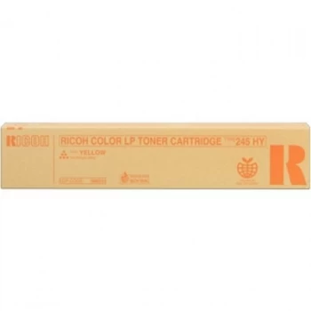 Image of Ricoh Type 245 Yellow Laser Toner Ink Cartridge 888313