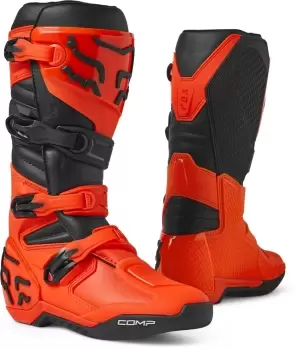 Image of FOX Comp Motocross Boots, orange, Size 47 48, orange, Size 47 48