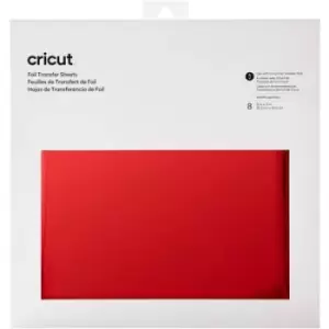 Image of Cricut Transfer Foil Sheets Film Red