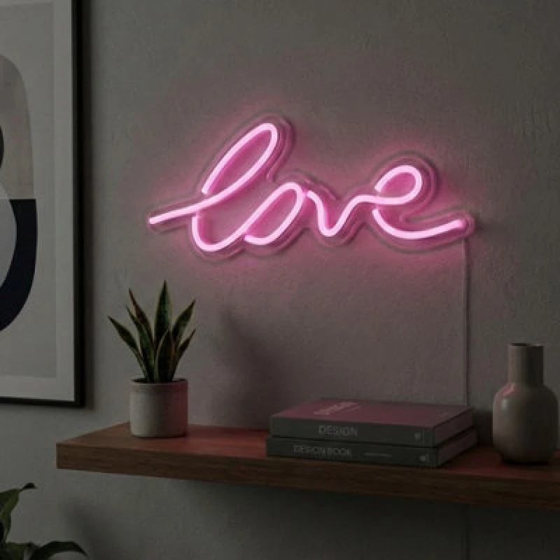 Image of Garden Greatness Love Neon Sign Wall Decoration