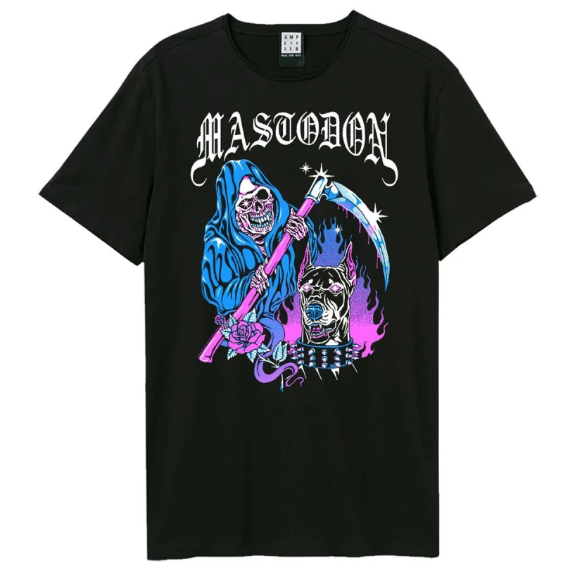 Image of Amplified Amplified Men Death Mastodon Halloween T-Shirt in Black Size: X-Small Black XS Male 5063852071425