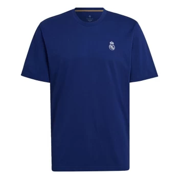 Image of adidas Real Madrid T-Shirt Mens - Blue