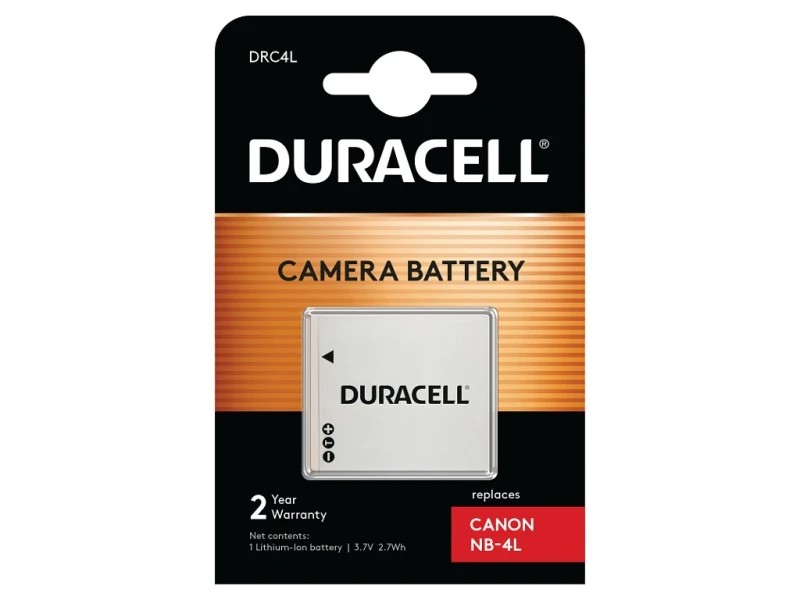 Image of Duracell Canon NB-4L Battery