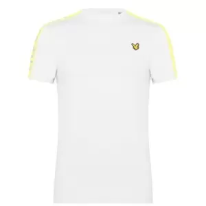 Image of Lyle and Scott Sport Sport Tape T-Shirt - White