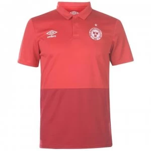 Image of Umbro Shelbourne Polo Shirt Mens - Vermillion/Red