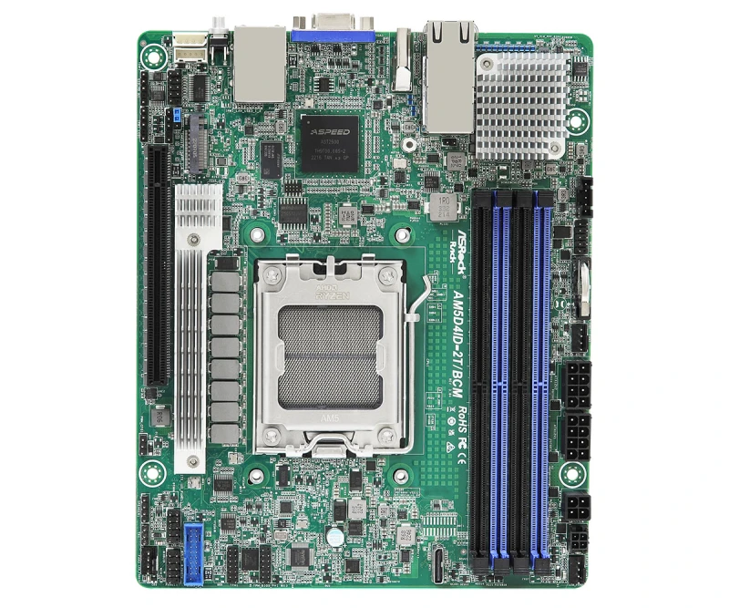 Image of Asrock AM5D4ID-2T/BCM motherboard KNOLL3 X300 Socket AM5 mini ITX