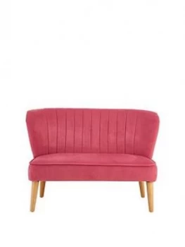 Image of Premier Housewares Mia Kids Sofa - Pink Velvet