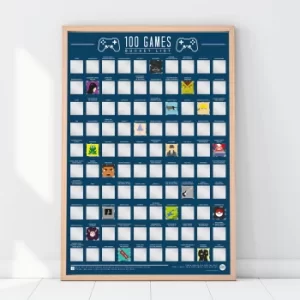 Image of 100 Games Bucket List Poster
