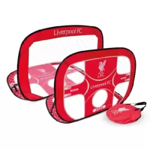 Image of Liverpool FC Pop Up Football Goal (One Size) (Red)