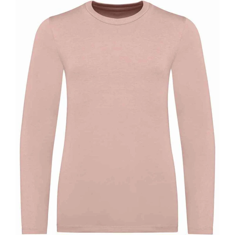 Image of Native Spirit Cotton Long-Sleeved T-Shirt in Rose Size: 4-6 Years Rose Unisex 4-6 Years