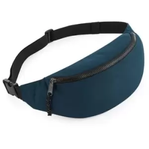 Image of Recycled Waist Bag (One Size) (Petrol Blue) - Bagbase