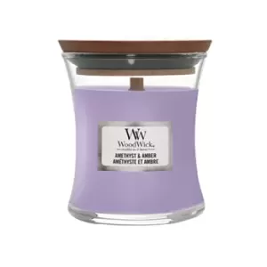 Image of WoodWick Hourglass Candles Amethyst & Amber Mini Candle 85g / 3 oz.