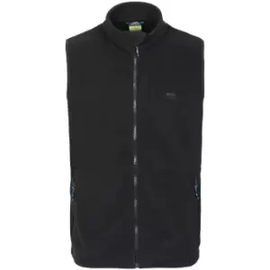 Image of Trespass Mens Othos II Full Zip Fleece Gilet (L) (Black)